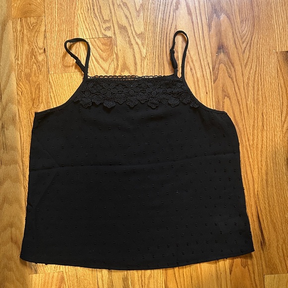 Emery Rose Tops - Shein Emery Rose Black Square Neck Camisole